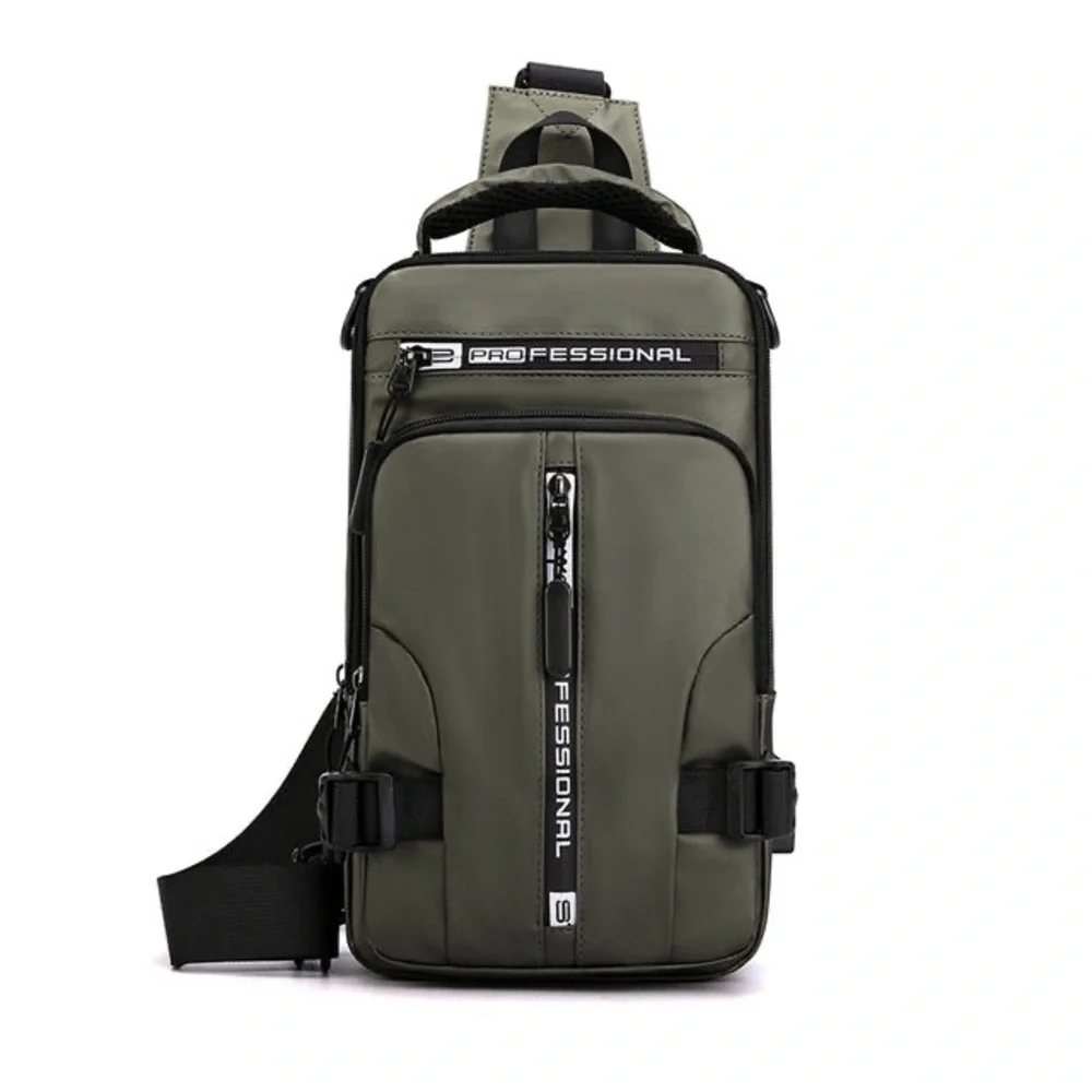 3 style men’s USB charging sidebag